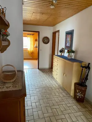 Küche/Küchenzeile in der Unterkunft Schöne Wohnung im Grünen