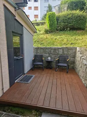 Ein Garten an der Unterkunft Green Hill Apartment