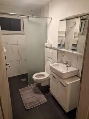 Ein Badezimmer in der Unterkunft Ferienwohnung Sumi