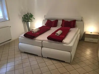 Ein Bett oder Betten in einem Zimmer der Unterkunft Apartment Germersheim