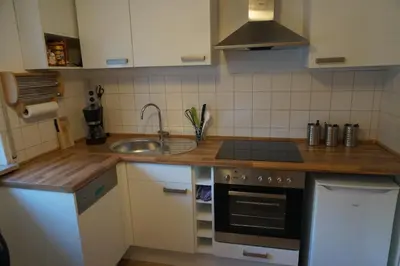 Küche/Küchenzeile in der Unterkunft Apartment Germersheim