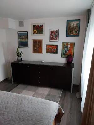 Ein Bett oder Betten in einem Zimmer der Unterkunft Einliegerwohnung in Gissigheim