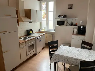 Küche/Küchenzeile in der Unterkunft Holländers Apartment