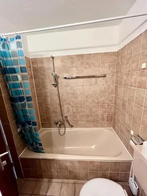 Ein Badezimmer in der Unterkunft L5 Apartments - Ganze Wohnung, Küche, Bad, WLAN, Terrasse