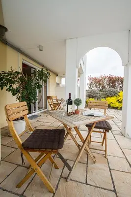 Ein Patio oder anderer Außenbereich in der Unterkunft Villa Toskana