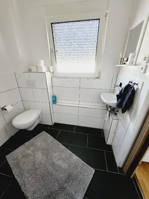 Ein Badezimmer in der Unterkunft Appartement in Heidelberg mit Balkon