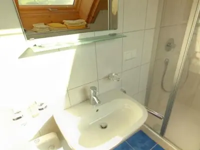 Ein Badezimmer in der Unterkunft Gästehaus Ritter