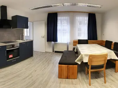 Küche/Küchenzeile in der Unterkunft Gästehaus Ritter