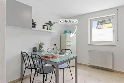 Küche/Küchenzeile in der Unterkunft Wohnung in Wachenheim