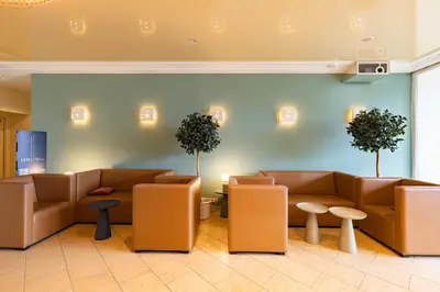 Ein Sitzbereich in der Unterkunft Garner Hotel Post Aschaffenburg by IHG