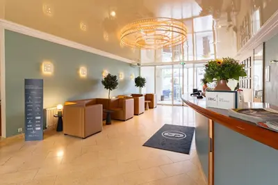Ein Sitzbereich in der Unterkunft Garner Hotel Post Aschaffenburg by IHG