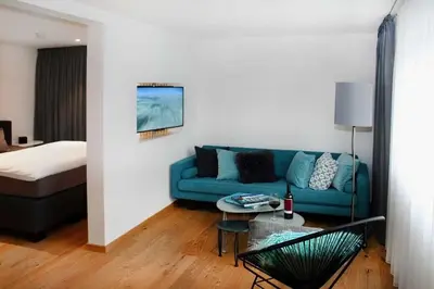 Ein Bett oder Betten in einem Zimmer der Unterkunft Adlerhorst - Boarding House