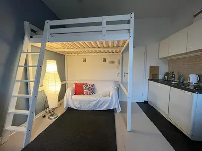 Ein Bett oder Betten in einem Zimmer der Unterkunft Ruhig & Mitten in der Altstadt, nahe Uni&Schloss