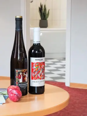 Getränke in der Unterkunft Weinstraße No 8 
