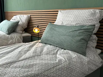 Ein Bett oder Betten in einem Zimmer der Unterkunft Business- Apartment Worms # guesthouse- Monteure willkommen
