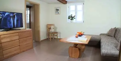 TV/Unterhaltungsangebot in der Unterkunft Alte Hütte