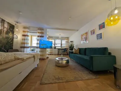 Ein Sitzbereich in der Unterkunft SONNENSCHEIN... ankommen und Zuhause fühlen... Apart-VL