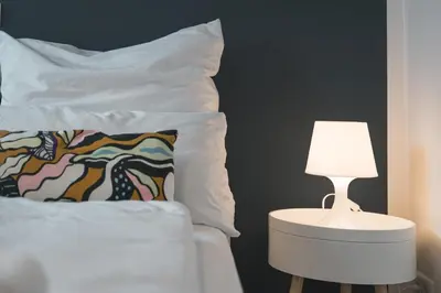 Ein Bett oder Betten in einem Zimmer der Unterkunft DaCasa Apartment zentral SmartTV