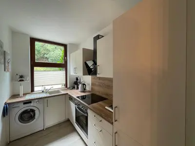 Küche/Küchenzeile in der Unterkunft Apartment Gerberbachviertel