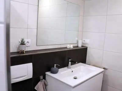 Ein Badezimmer in der Unterkunft Apartment Gerberbachviertel
