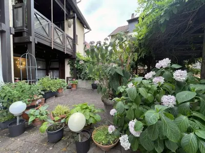 Ein Garten an der Unterkunft Apartment Gerberbachviertel