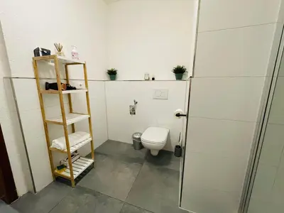 Ein Badezimmer in der Unterkunft Entire Flat for you Schwetzingen,Mannheim & HD