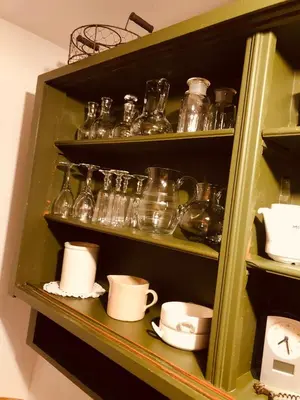 Kaffee-/Teezubehör in der Unterkunft Ferienwohnungen auf einem ehemaligen Bauernhof