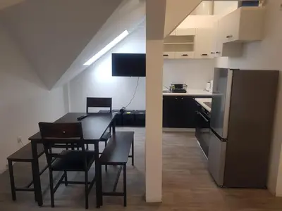 Küche/Küchenzeile in der Unterkunft Apartments für Monteure - Heilbronn