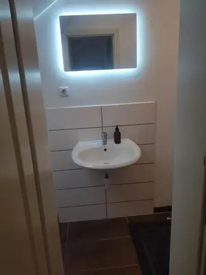 Ein Badezimmer in der Unterkunft Apartments für Monteure - Heilbronn