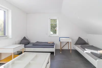 Ein Sitzbereich in der Unterkunft 105qm Wohnung für max. 7 Personen