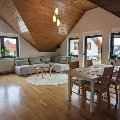 Ferienoase mit Dachterrasse nahe Sankt Leoner See