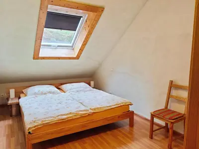 Ein Bett oder Betten in einem Zimmer der Unterkunft Ferienhaus Route 5