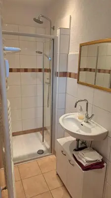 Ein Badezimmer in der Unterkunft Schöne Wohnung in Worms Private Gastgeber