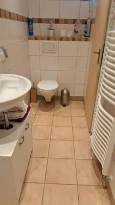 Ein Badezimmer in der Unterkunft Schöne Wohnung in Worms Private Gastgeber