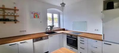 Küche/Küchenzeile in der Unterkunft Sinsheim Ferienwohnung