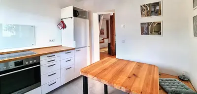 Küche/Küchenzeile in der Unterkunft Sinsheim Ferienwohnung
