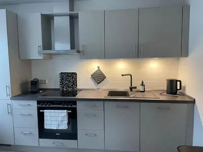Küche/Küchenzeile in der Unterkunft Apartment PfalzGlück