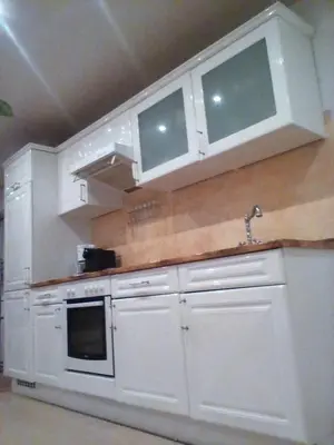 Küche/Küchenzeile in der Unterkunft Ferienapartment Schlummerhausen
