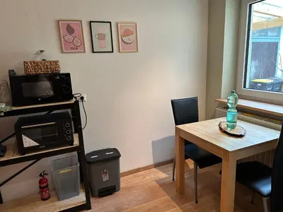 Küche/Küchenzeile in der Unterkunft Casita grün