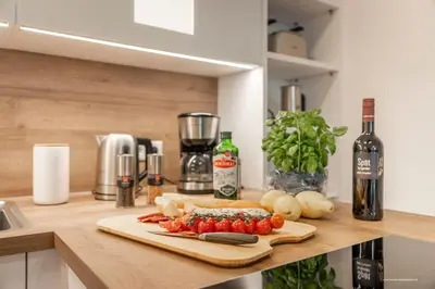 Essen in der Ferienwohnung oder in der Nähe