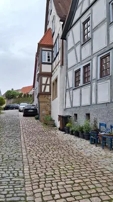 Das Gebäude in dem sich die Pension befindet