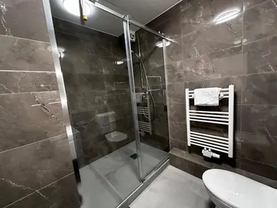 Ein Badezimmer in der Unterkunft Premium Apartments Schwetzingen, Heidelberg, Speyer
