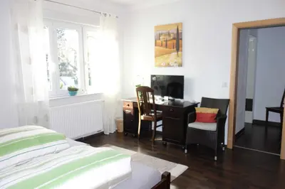 Ein Bett oder Betten in einem Zimmer der Unterkunft Neckar-Koje