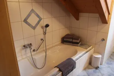 Ein Badezimmer in der Unterkunft Ferienwohnung Wetterauer