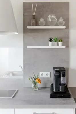Küche/Küchenzeile in der Unterkunft Ferienwohnung Parkblick