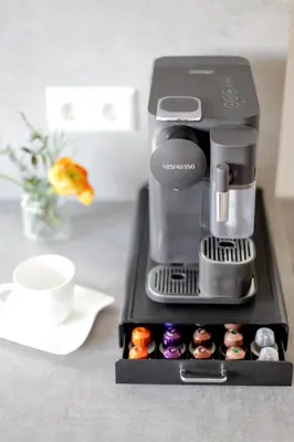 Kaffee-/Teezubehör in der Unterkunft Ferienwohnung Parkblick