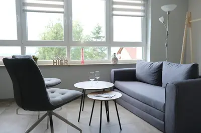 Ein Sitzbereich in der Unterkunft Bonnavista Ferienwohnungen