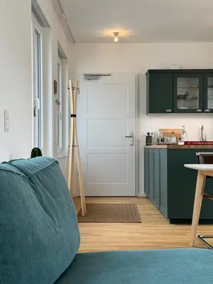 Küche/Küchenzeile in der Unterkunft Barkhausstraße