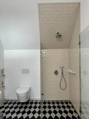 Ein Badezimmer in der Unterkunft Barkhausstraße