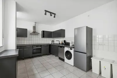 Küche/Küchenzeile in der Unterkunft LI01 Apartment in Pfungstadt!